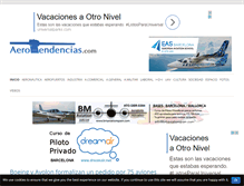 Tablet Screenshot of aerotendencias.com